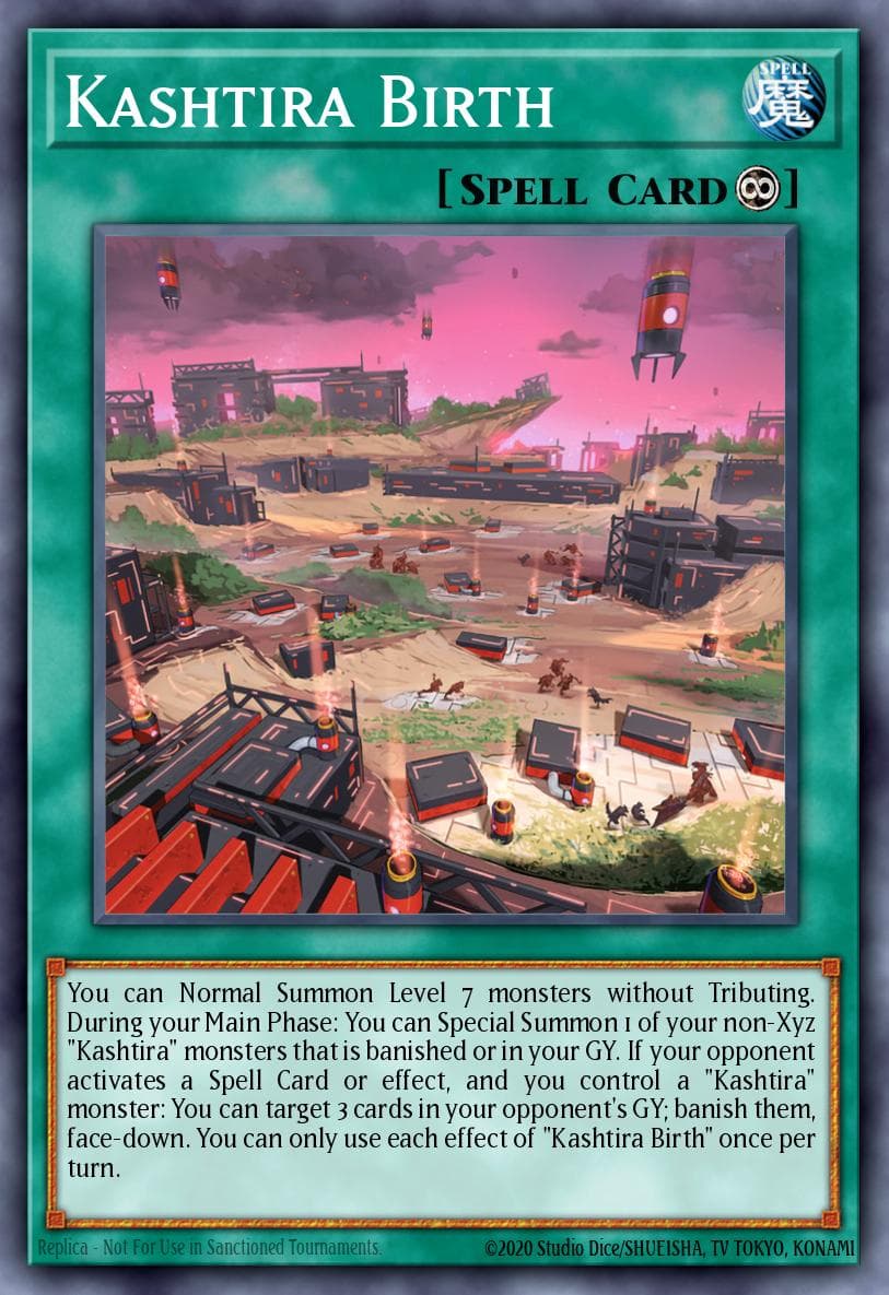 Kashtira Birth 25th Anniversary Tin: Dueling Heroes Mega Pack card