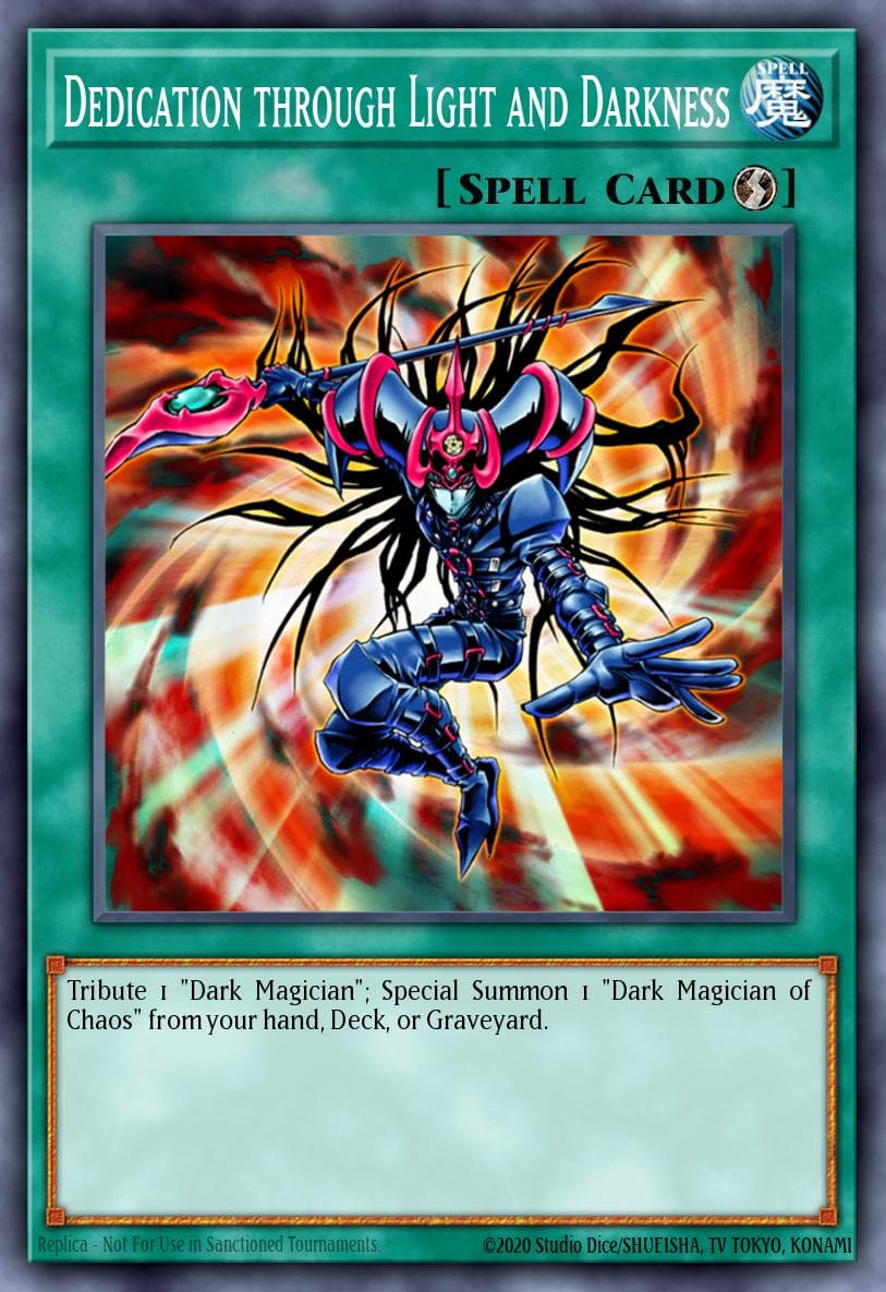 Dedication through Light and Darkness Duelist Pack: Rivals of the Pharaoh card