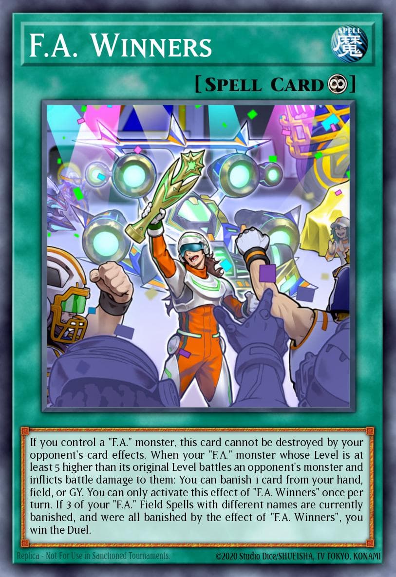 F.A. Winners Flames of Destruction Special Edition card