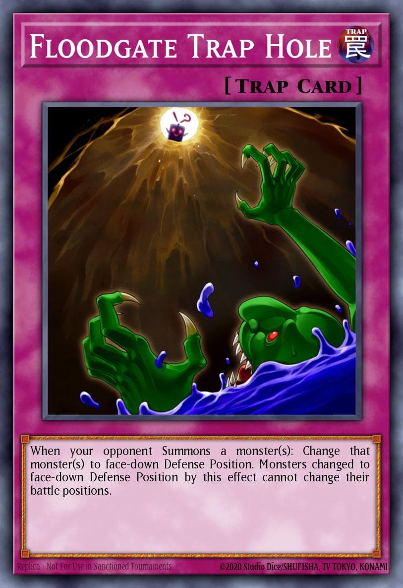 Floodgate Trap Hole Trials of the Pharaoh - Trials of the Kingdom promotional card card