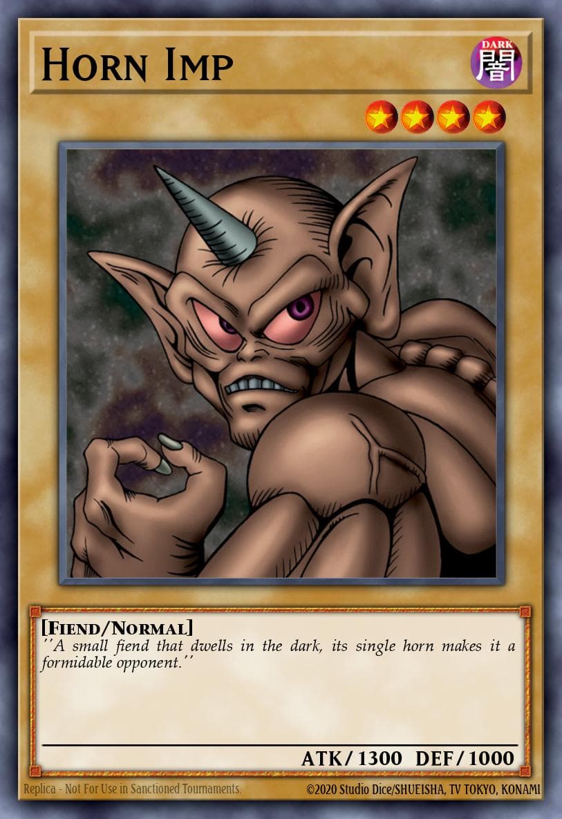 Horn Imp 遊戲王 card