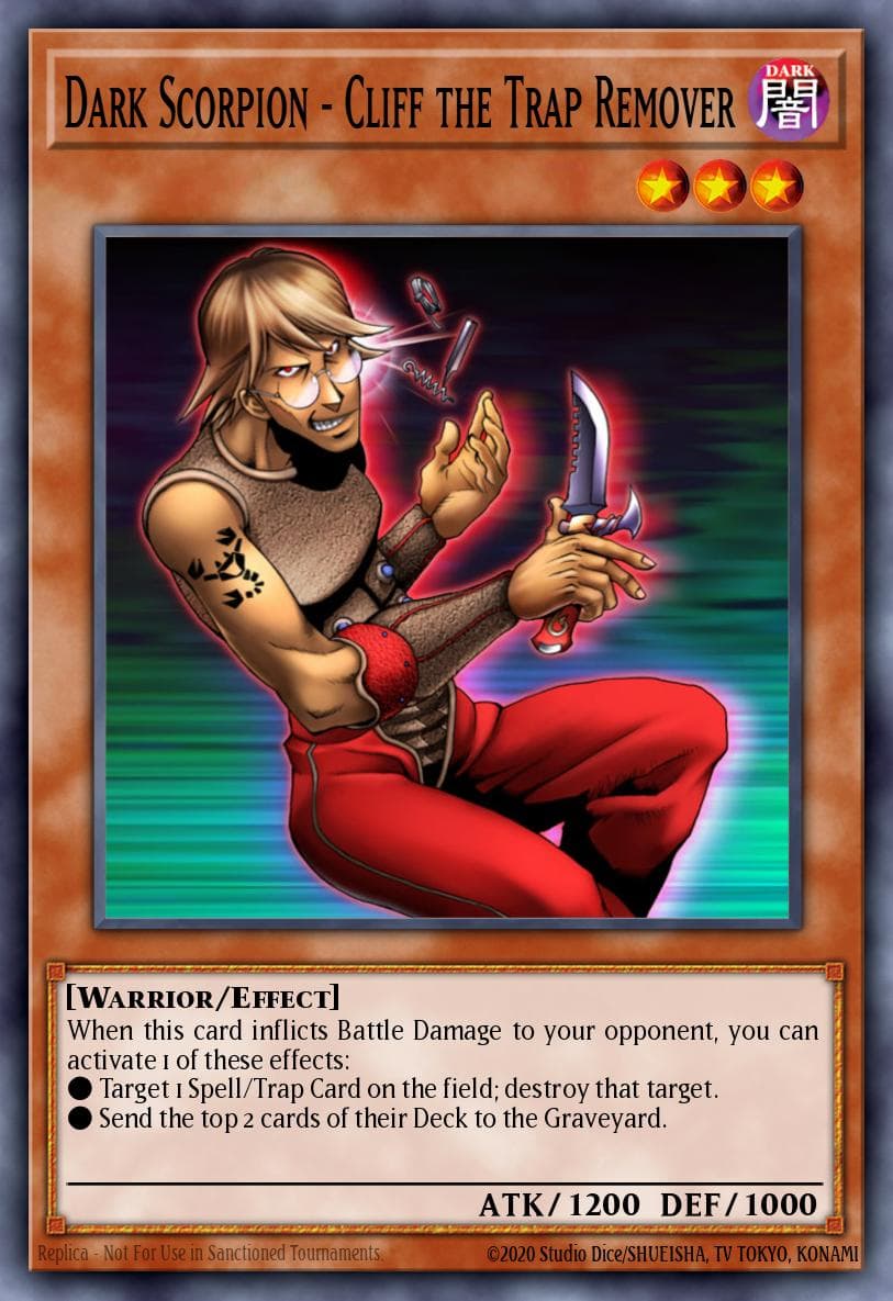 Dark Scorpion - Cliff the Trap Remover Dark Revelation Volume 1 card