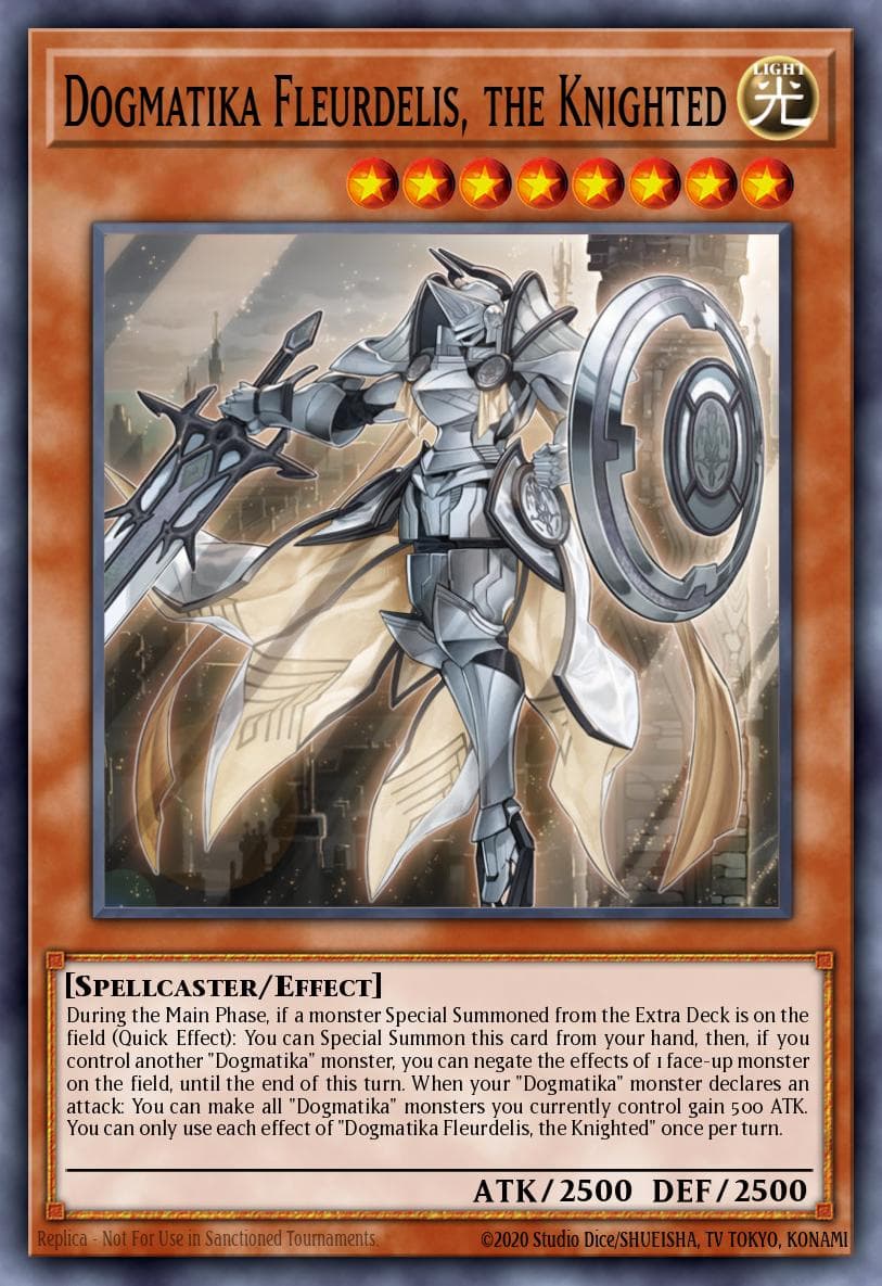 Dogmatika Fleurdelis, the Knighted THE CHRONICLES DECK: The Fallen & The Virtuous (All-Foil Edition) card