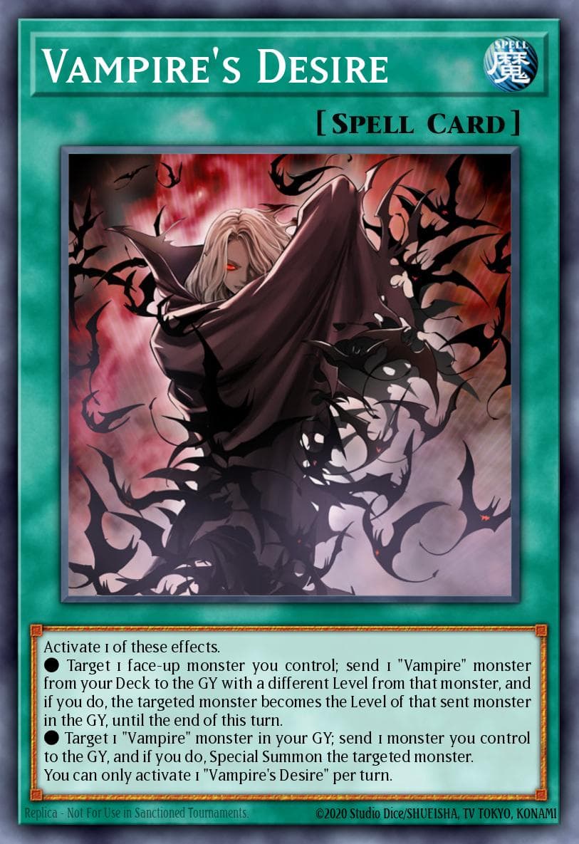 Vampire's Desire Dark Saviors card