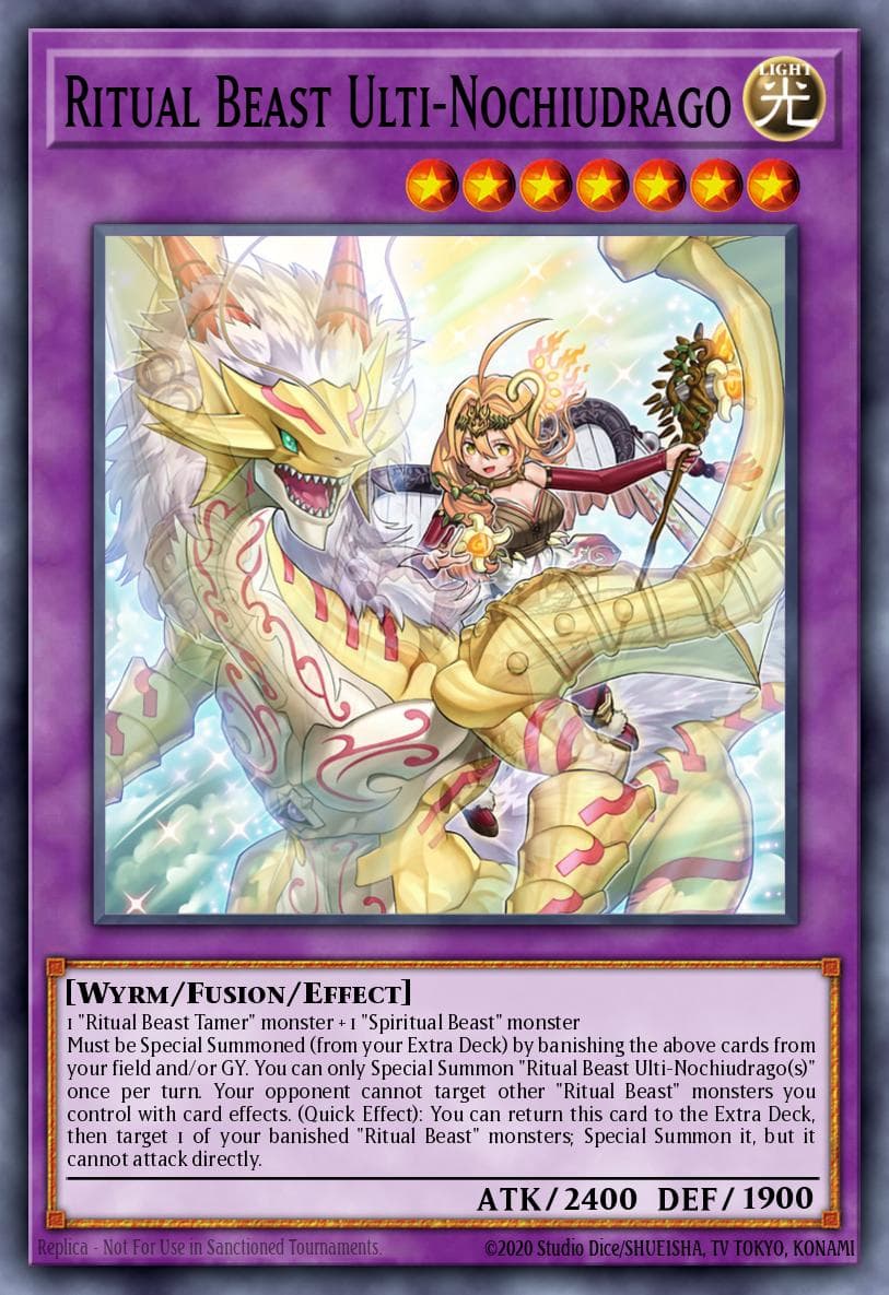 Ritual Beast Ulti-Nochiudrago Battles of Legend: Terminal Revenge card