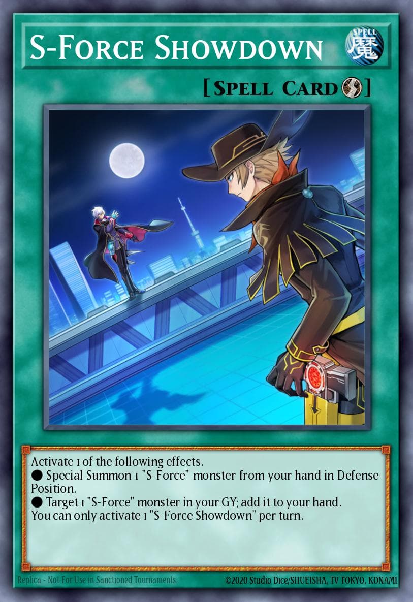 S-Force Showdown Blazing Vortex Premiere! promotional card card