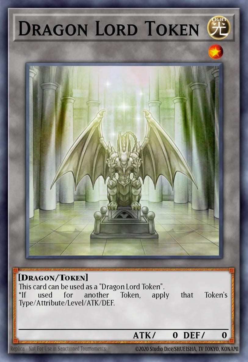 Dragon Lord Token 遊戲王 card