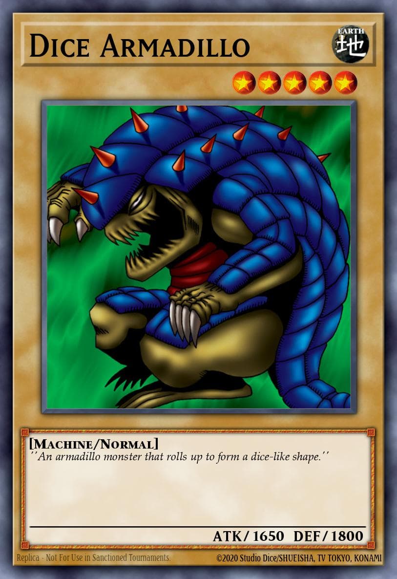 Dice Armadillo 遊戲王 card