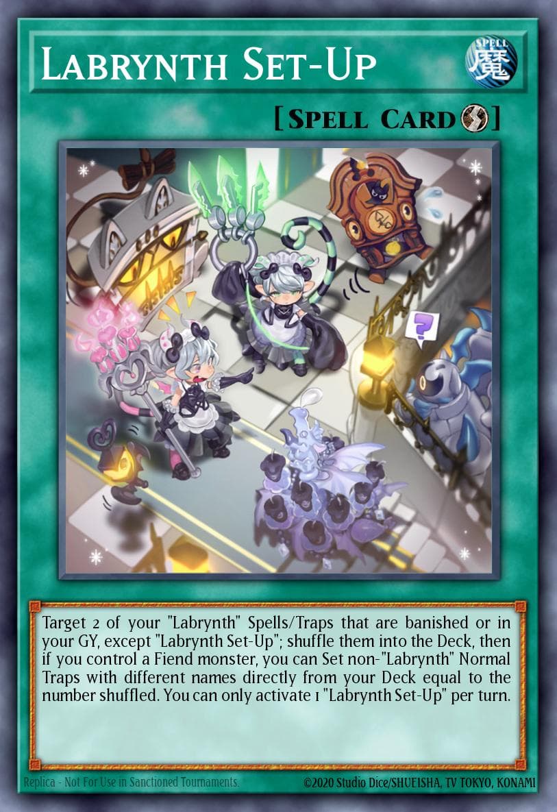 Labrynth Set-Up Tactical Masters card