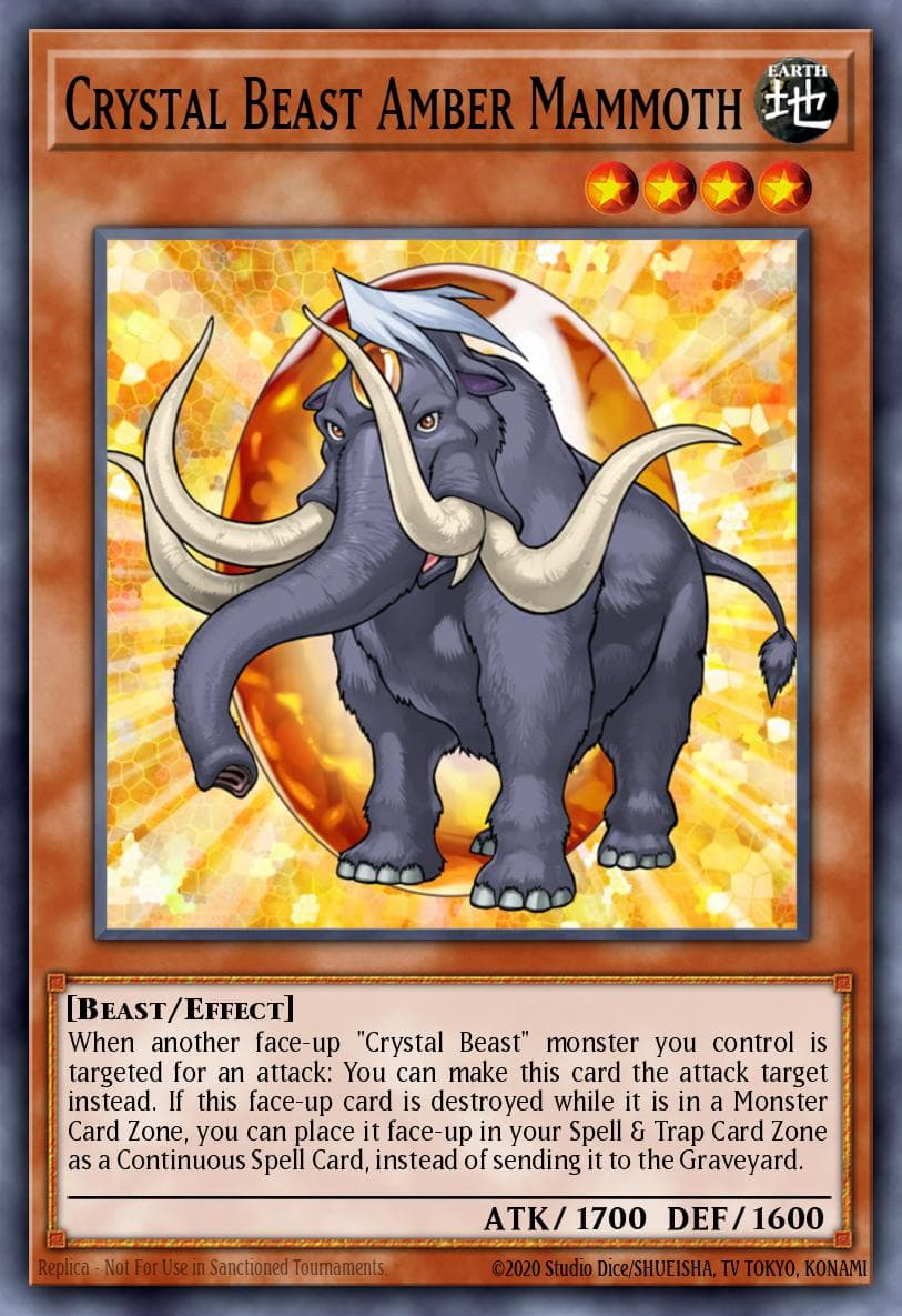 Crystal Beast Amber Mammoth Force of the Breaker: Special Edition card