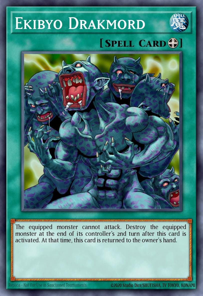 Ekibyo Drakmord Labyrinth of Nightmare card