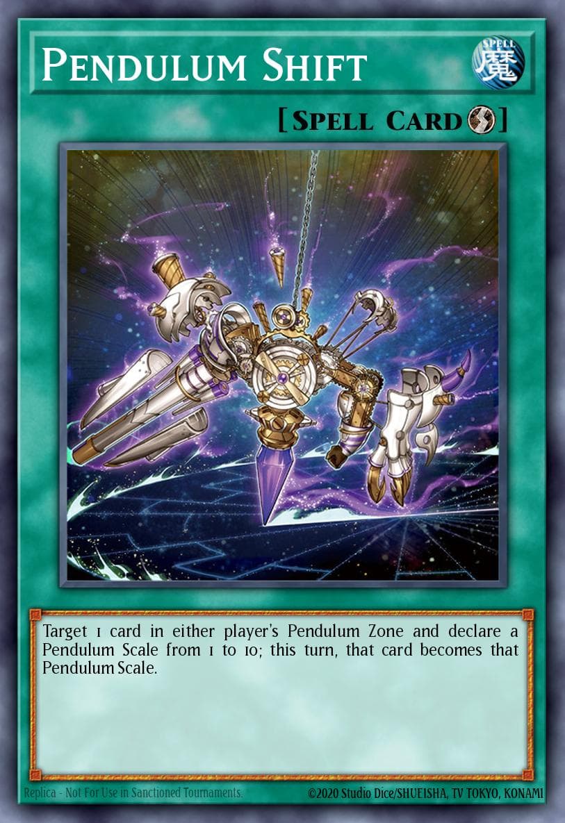Pendulum Shift Master of Pendulum Structure Deck card