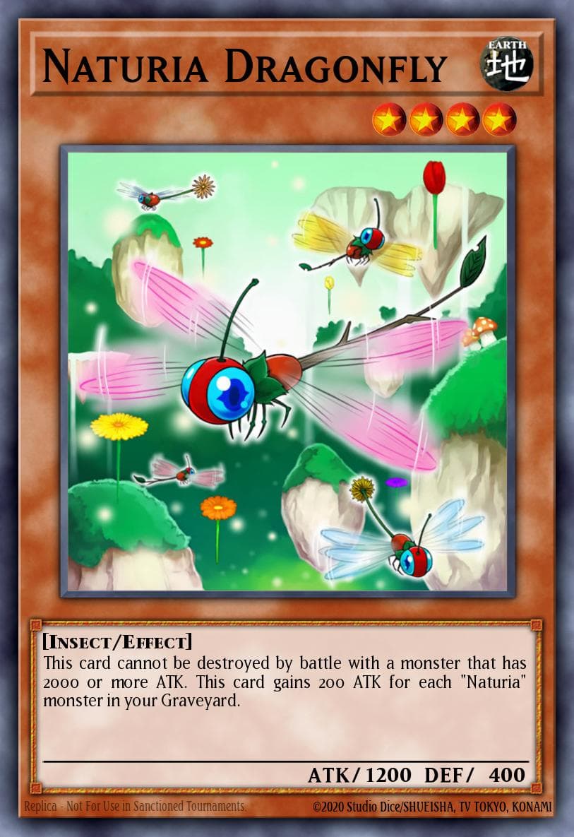 Naturia Dragonfly Hidden Arsenal 3 card