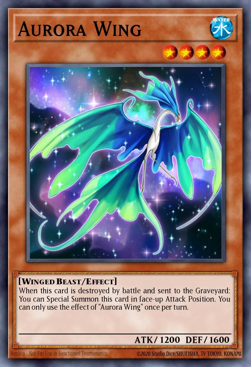 Aurora Wing Lord of the Tachyon Galaxy Sneak Peek Participation Card card