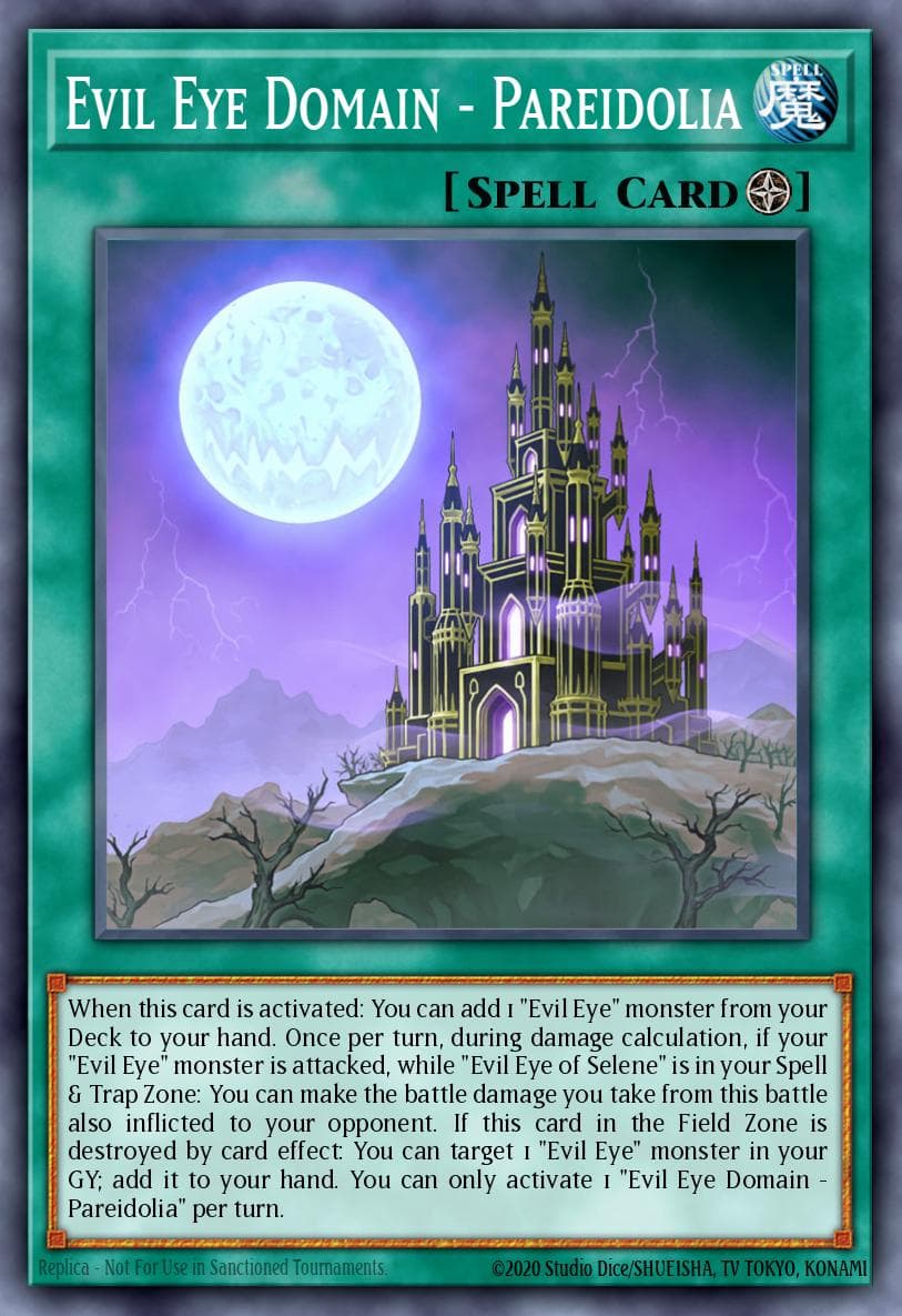 Evil Eye Domain - Pareidolia The Infinity Chasers card