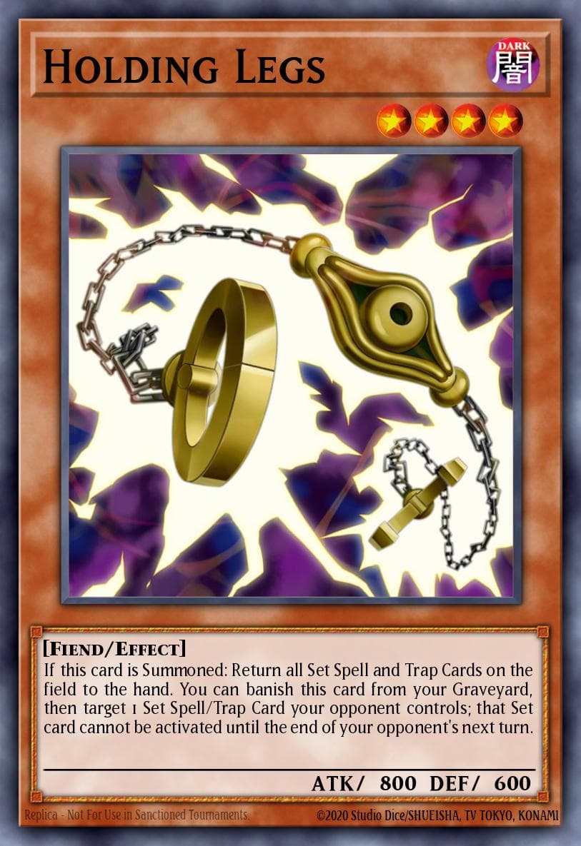 Holding Legs Legendary Duelists: Rage of Ra card