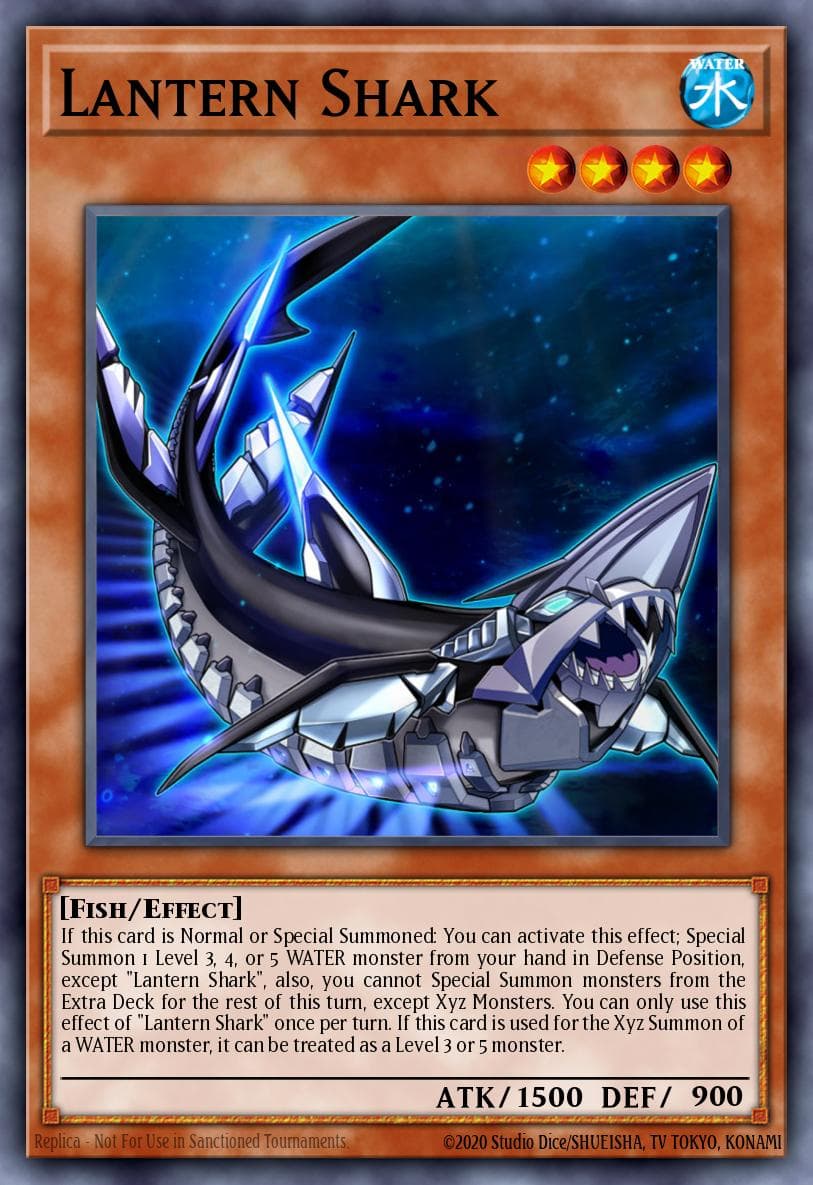 Lantern Shark Eternity Code Premiere! promotional card card
