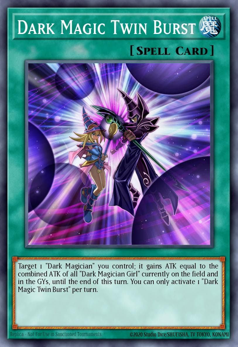 Dark Magic Twin Burst Duel Power card