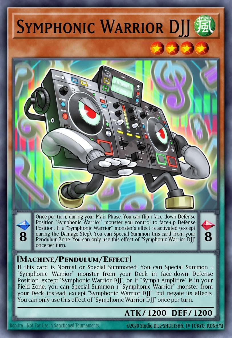 Symphonic Warrior DJJ Dimension Force card