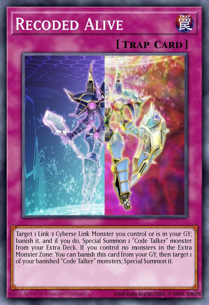 Recoded Alive Structure Deck: Cyberse Link card