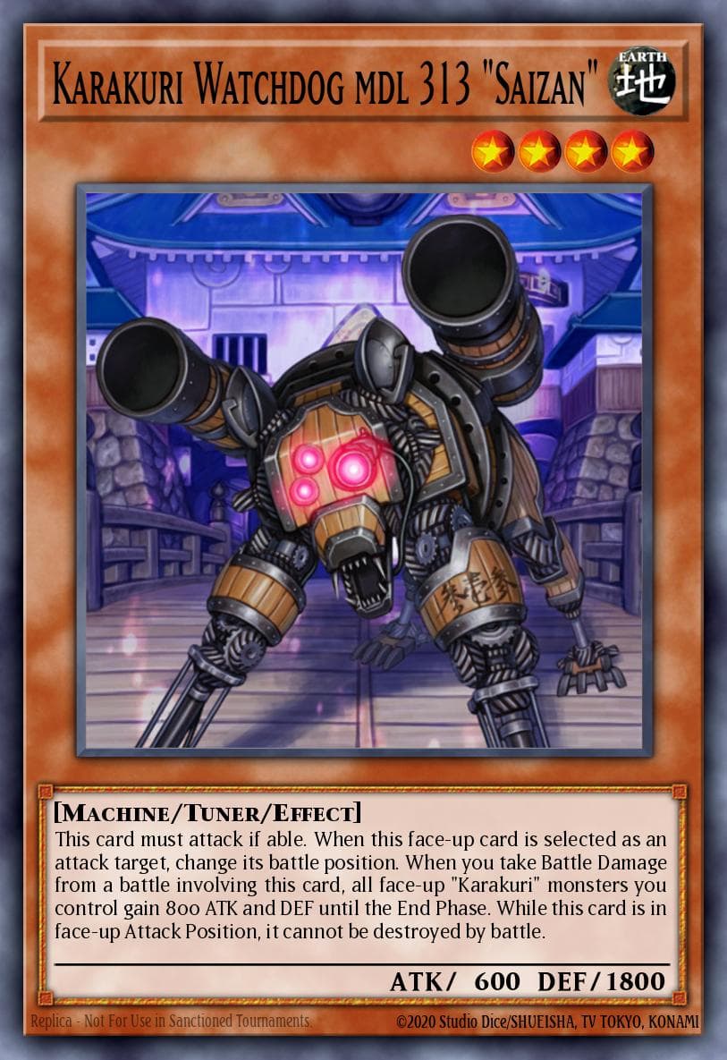 Karakuri Watchdog mdl 313 "Saizan" Storm of Ragnarok: Special Edition card