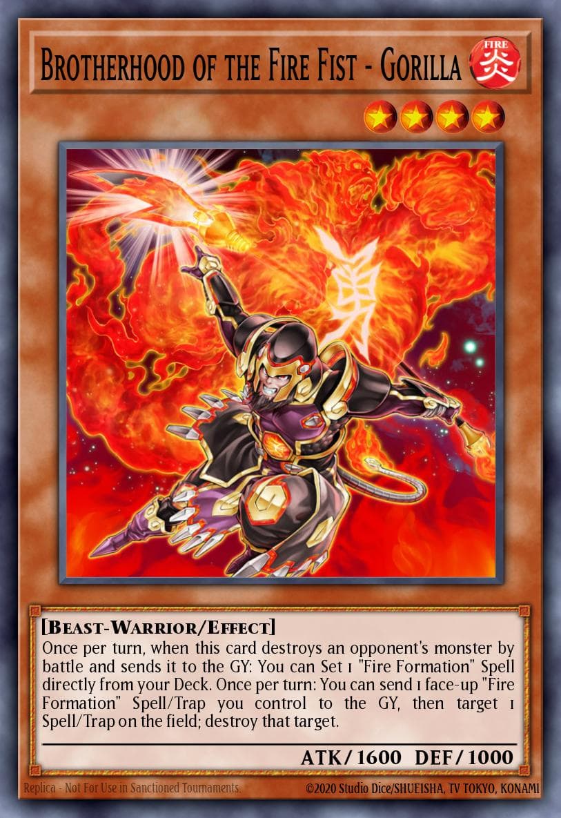 Brotherhood of the Fire Fist - Gorilla Cosmo Blazer: Special Edition card