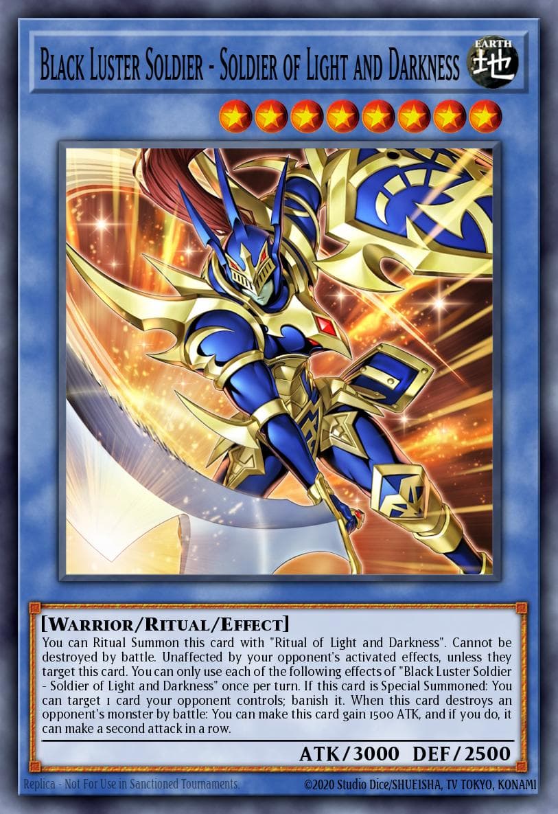 光与暗的战士 混沌士兵 游戏王 card
