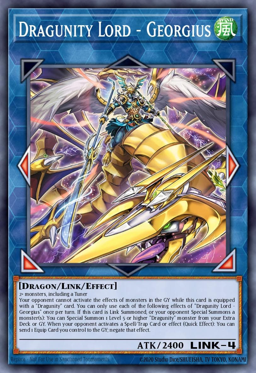 龙骑兵团领主－格奥鲁吉亚斯 遊戲王 card