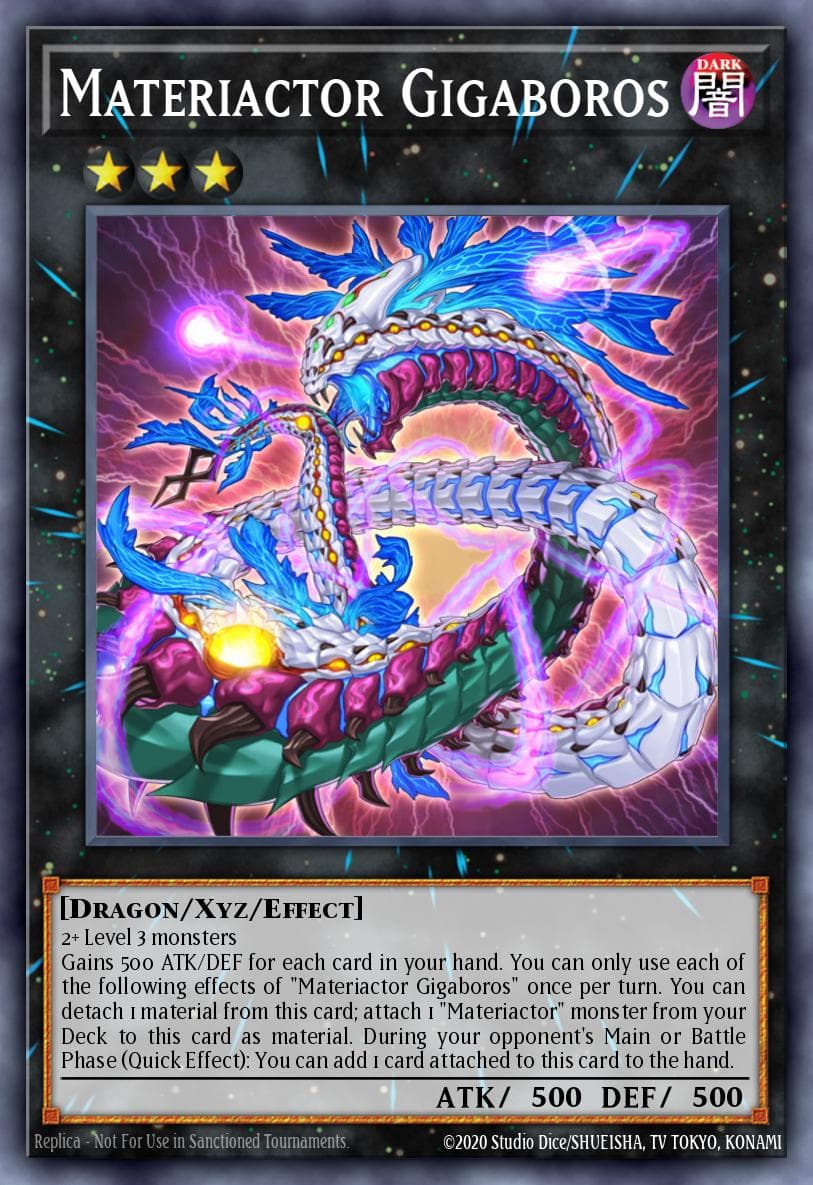 Materiactor Gigaboros 2022 Tin of the Pharaoh's Gods card