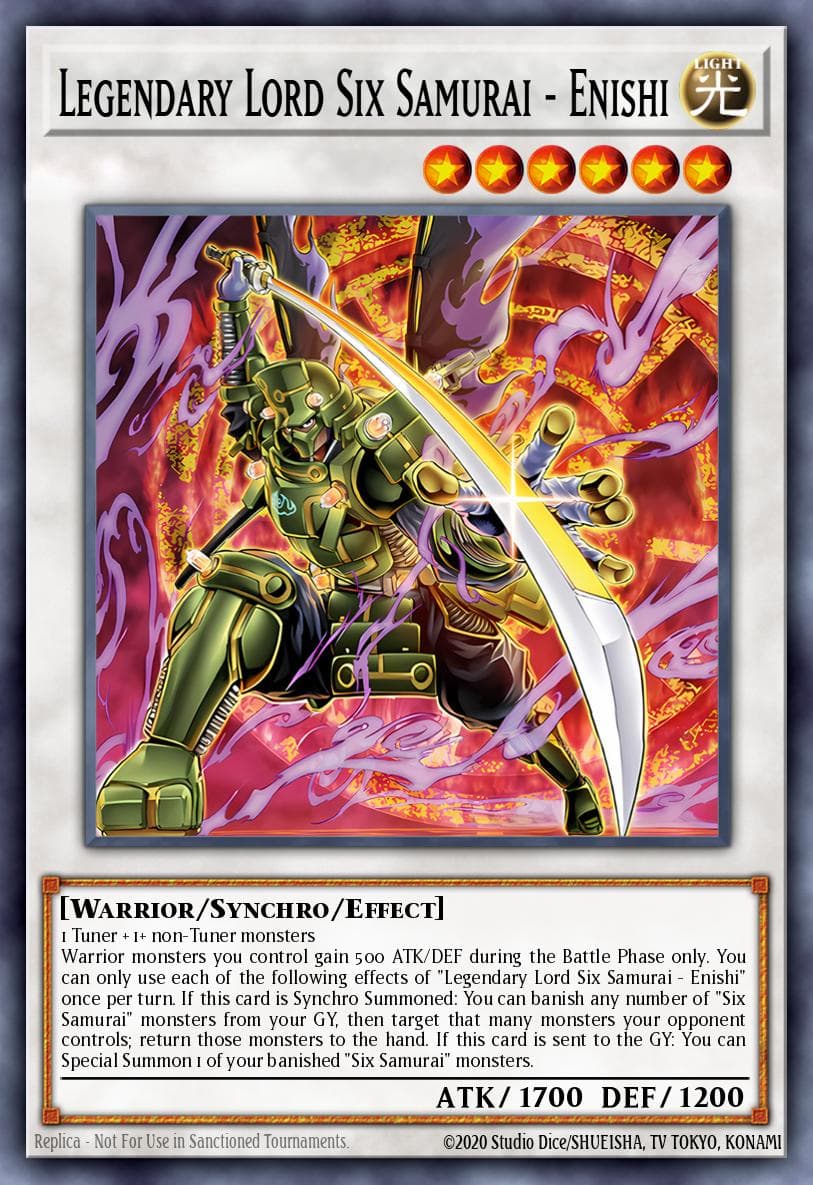 Legendary Lord Six Samurai - Enishi Rage of the Abyss card