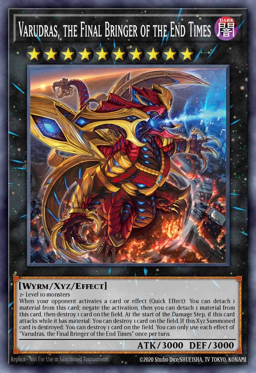 Varudras, the Final Bringer of the End Times Legacy of Destruction card
