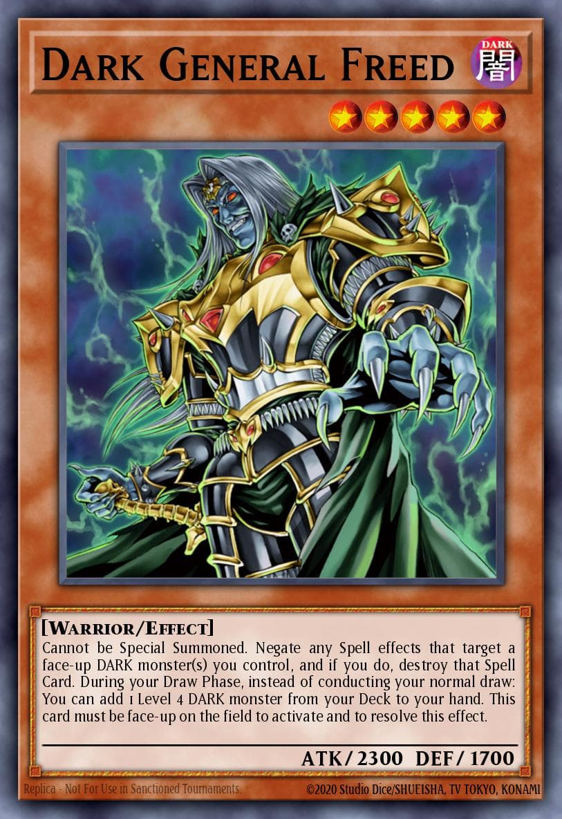 Dark General Freed Legendary Collection 3: Yugi's World Mega Pack card
