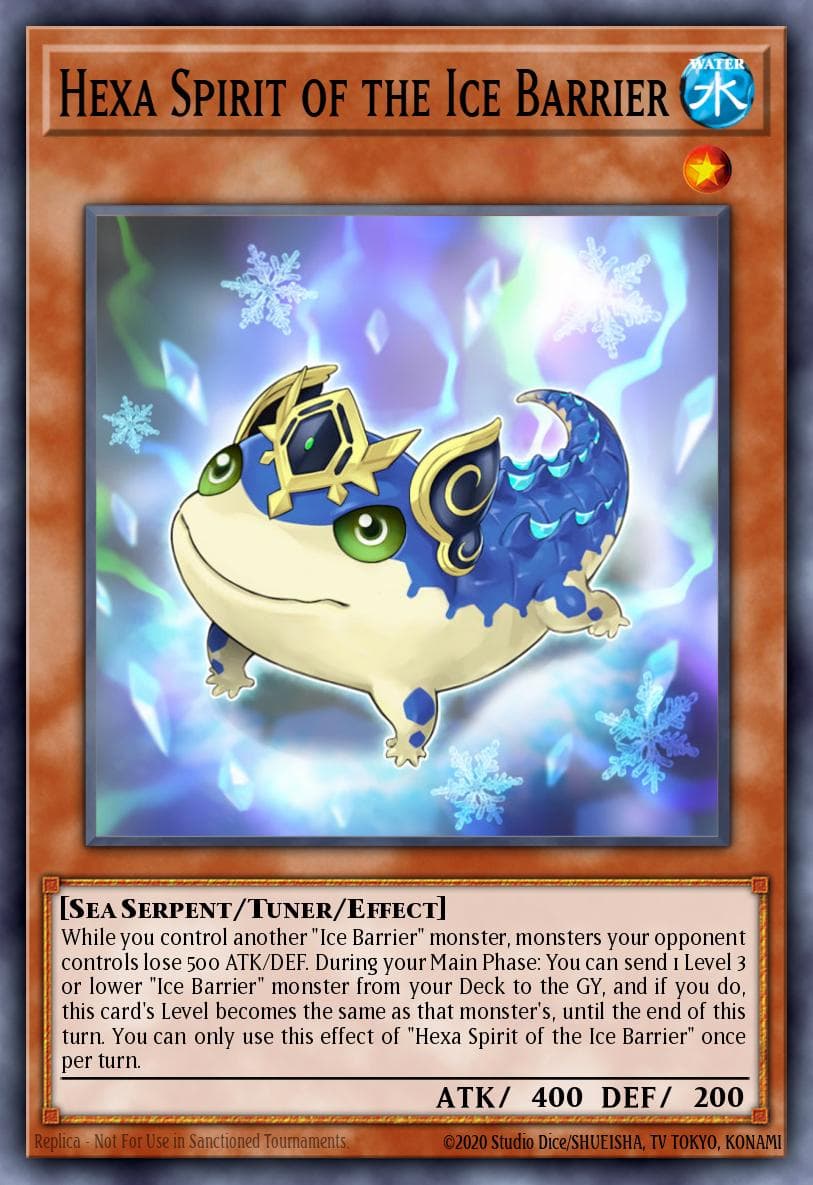 Hexa Spirit of the Ice Barrier Battles of Legend: Terminal Revenge card
