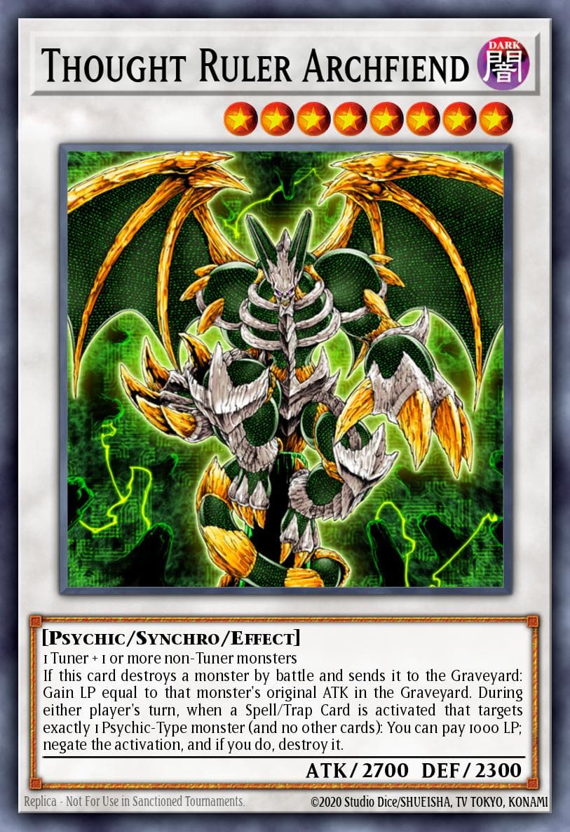 Thought Ruler Archfiend Brothers of Legend card