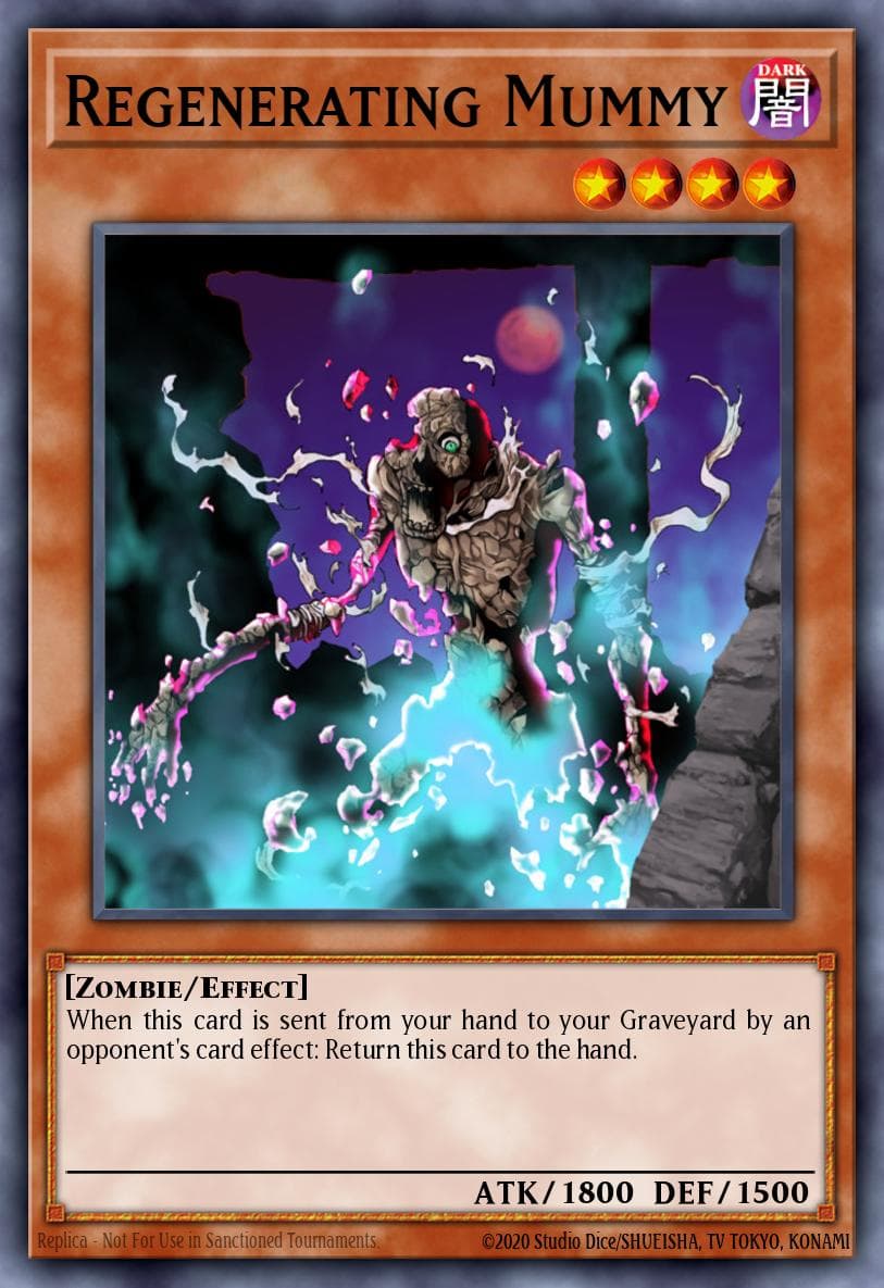 Regenerating Mummy Speed Duel: Battle City Box card