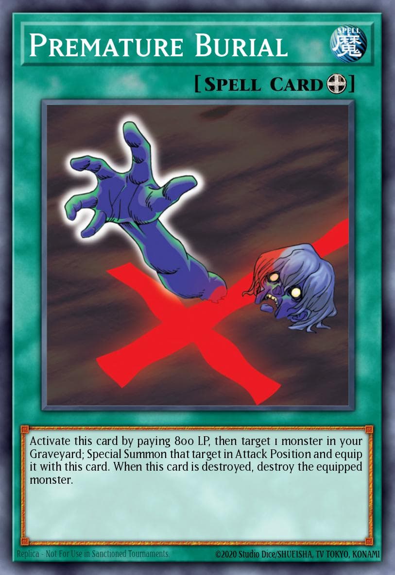 Premature Burial Structure Deck: Blaze of Destruction card