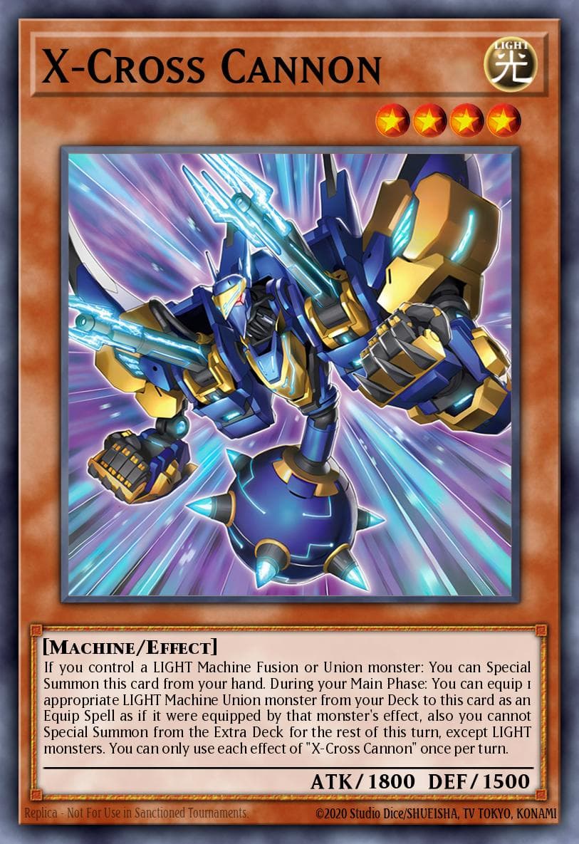 X-Cross Cannon Maze of the Master card