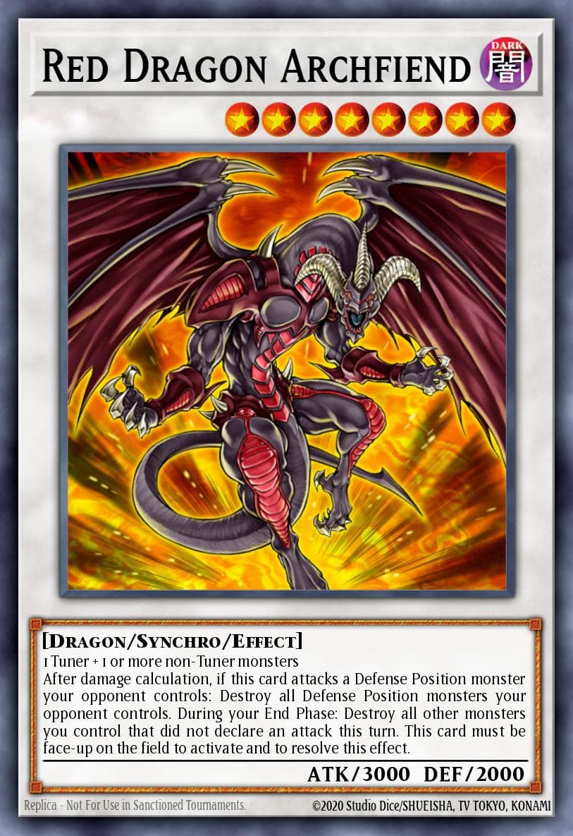 Red Dragon Archfiend High-Speed Riders card