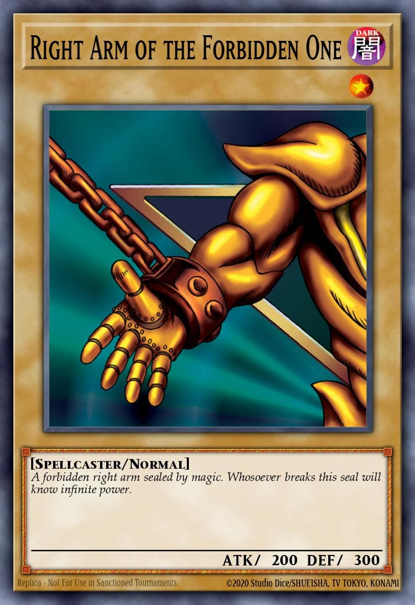 Right Arm of the Forbidden One Legendary Decks II card