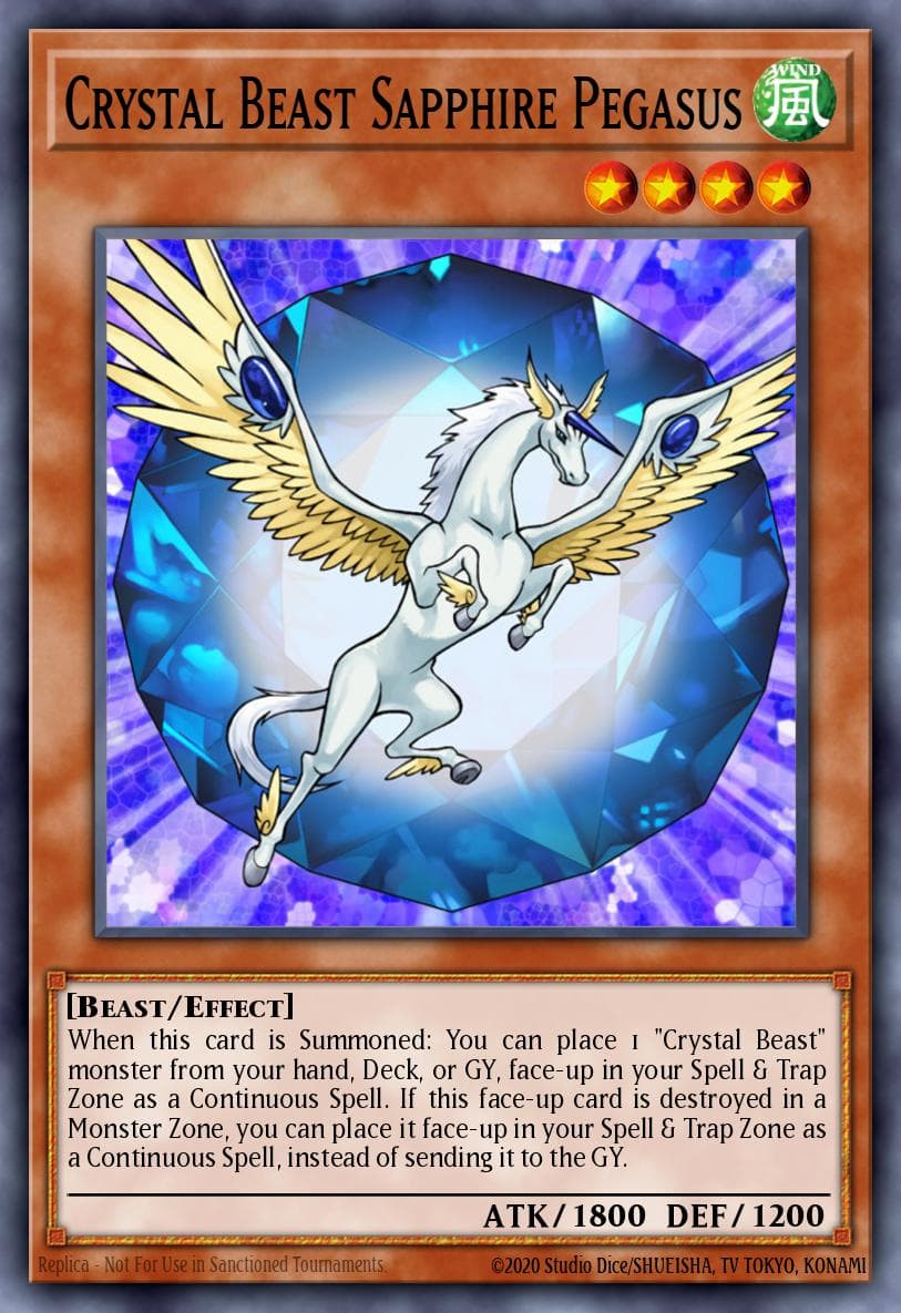Crystal Beast Sapphire Pegasus Force of the Breaker: Special Edition card