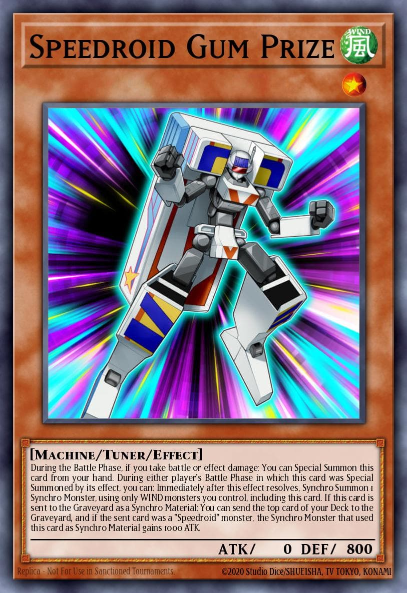 Speedroid Gum Prize 2017 Mega-Tin Mega Pack card