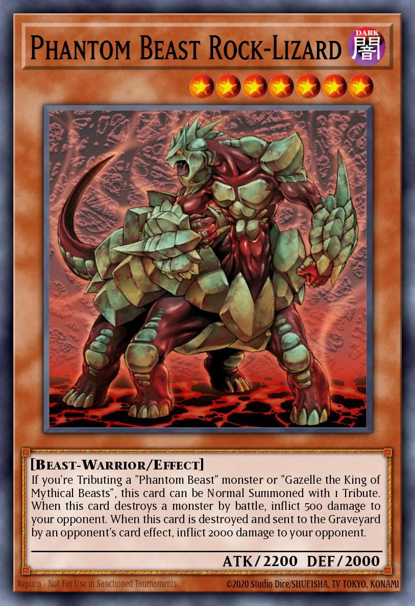 Phantom Beast Rock-Lizard Force of the Breaker: Special Edition card