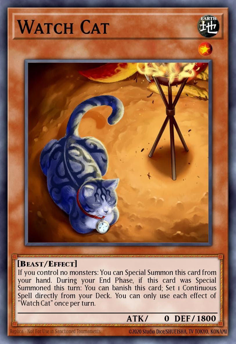 Watch Cat Flames of Destruction Special Edition card