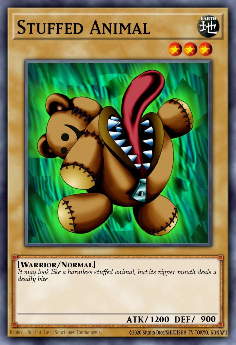 Stuffed Animal McDonald's Promotional Cards card