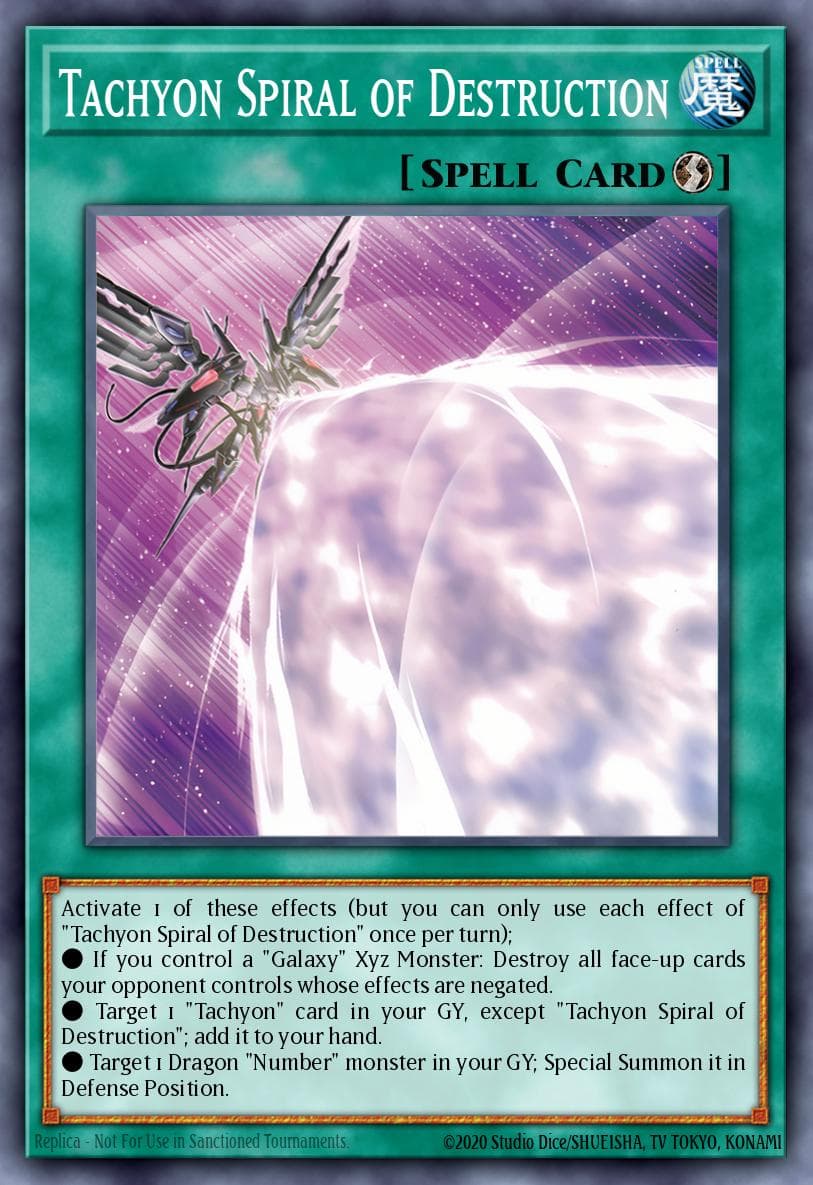 Tachyon Spiral of Destruction Maze of the Master card