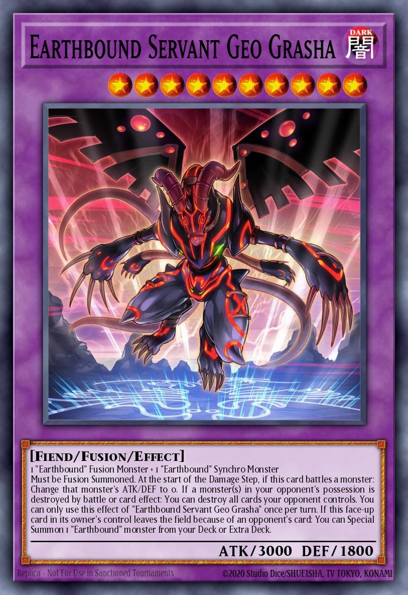 Earthbound Servant Geo Grasha Maze of Millennia card