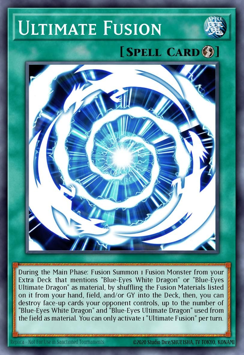 Ultimate Fusion Structure Deck: Blue-Eyes White Destiny card