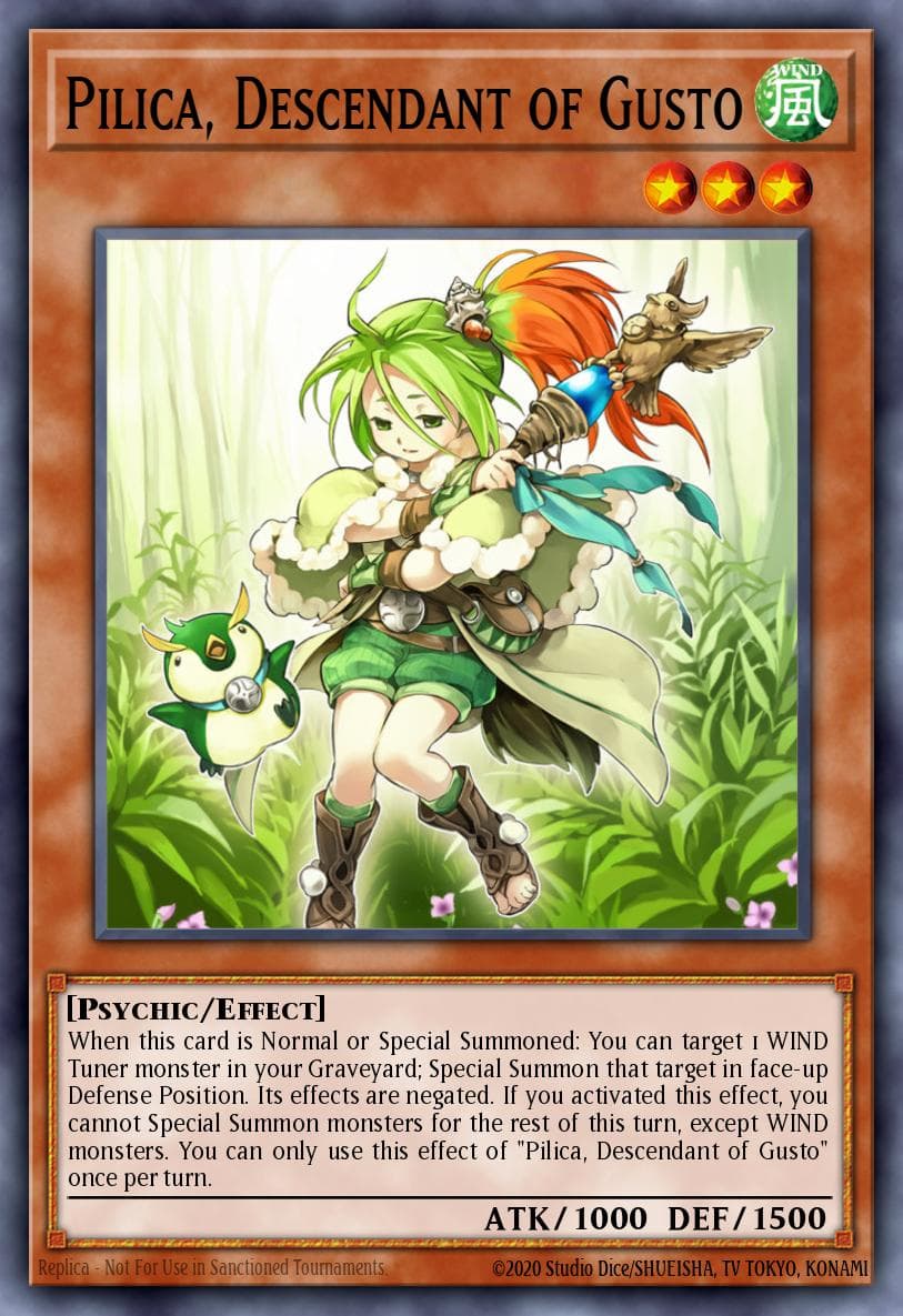Pilica, Descendant of Gusto Primal Origin: Deluxe Edition card
