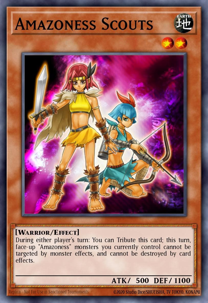 Amazoness Scouts Speed Duel GX: Duelists of Shadows card