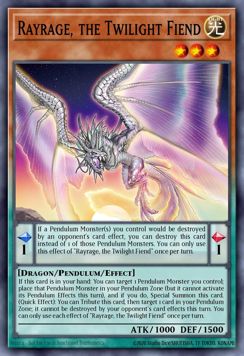 薄明之魔 雷拉曙 游戏王 card